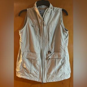 Columbia tan hiking utility Sleeveless Vest